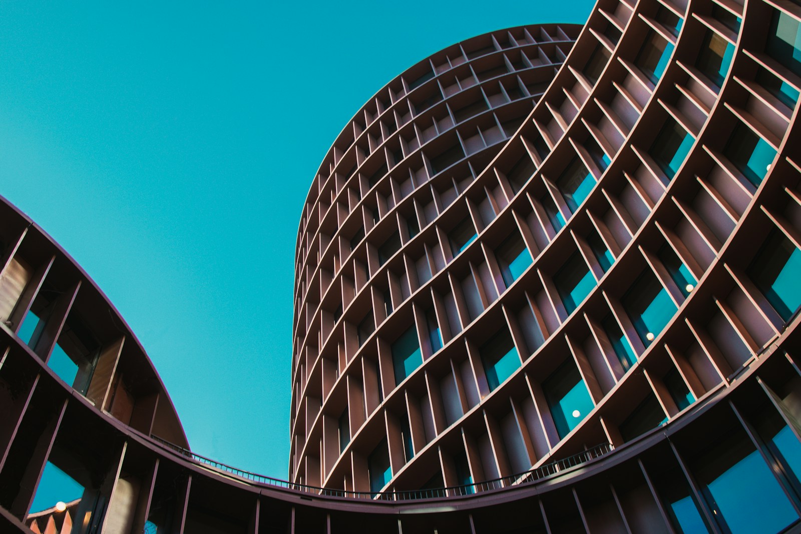 Geometric architecture suggesting structure, growth, and connected business decisions.